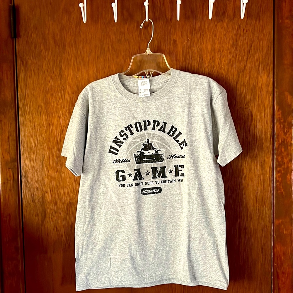 Hoop Kid S/S Youth Basketball Theme Tee